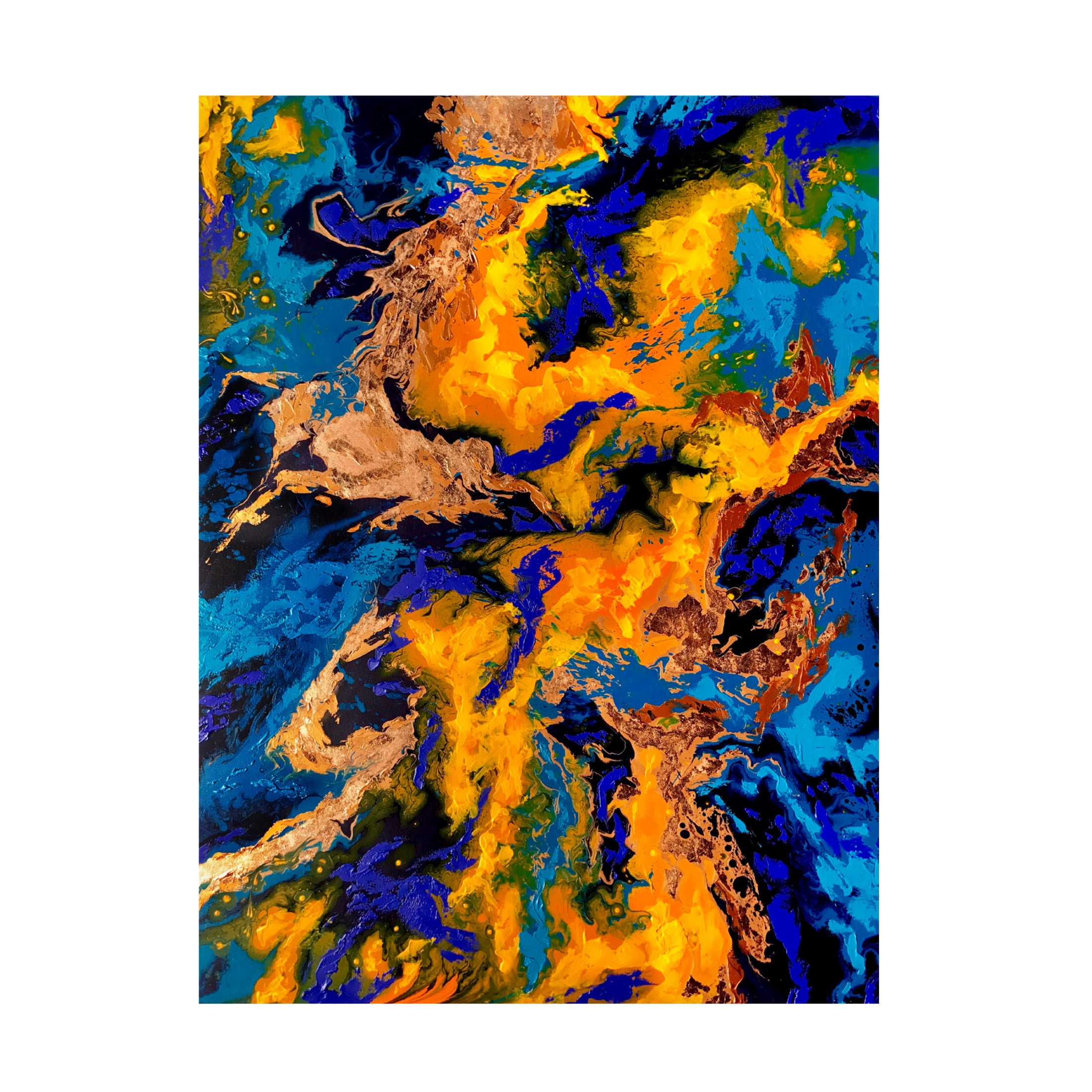 Trademark Fine Art Alyson Storms Fire and Ice Canvas Wall Art