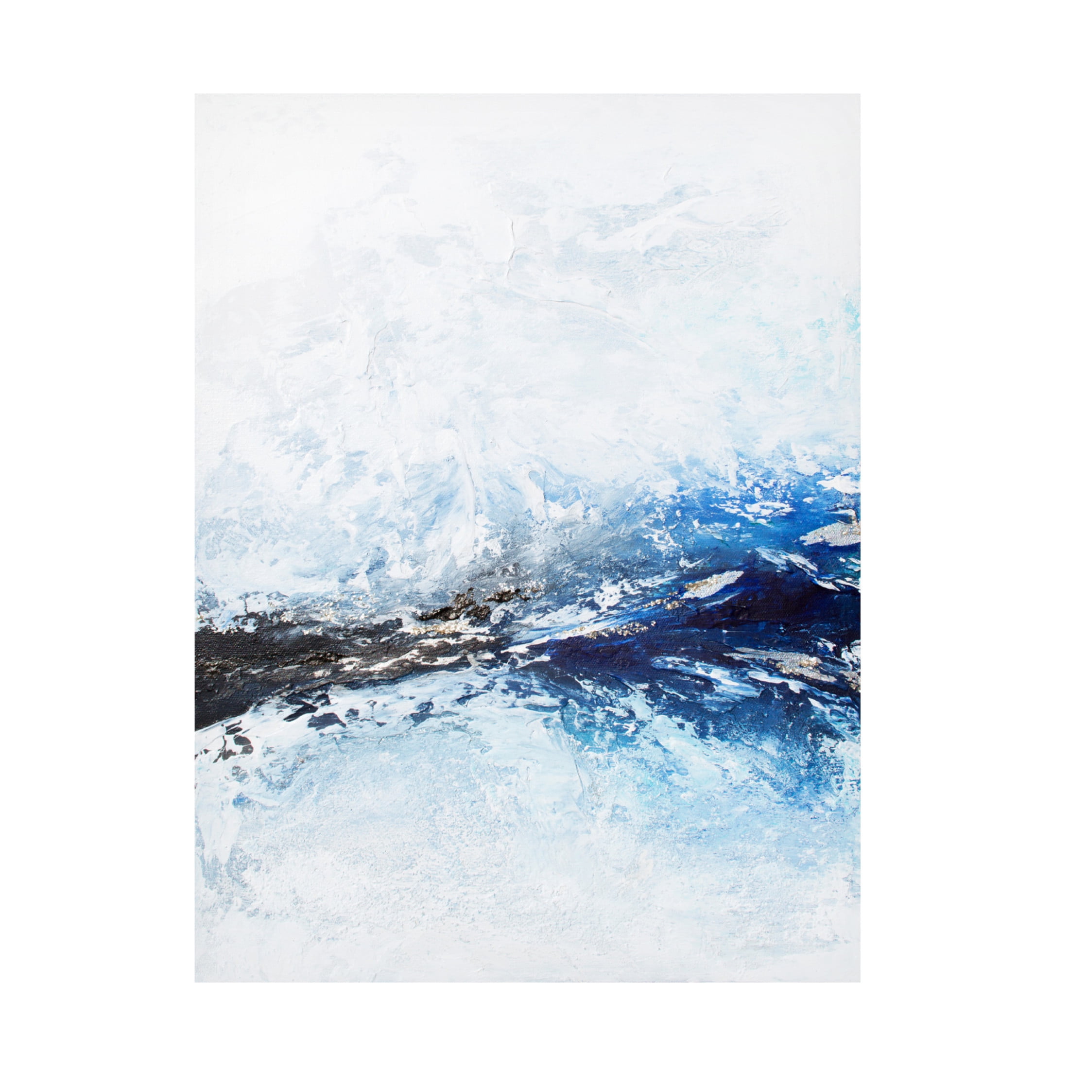 Trademark Fine Art Alyson Storms  Frozen Ocean 1 Canvas Wall Art