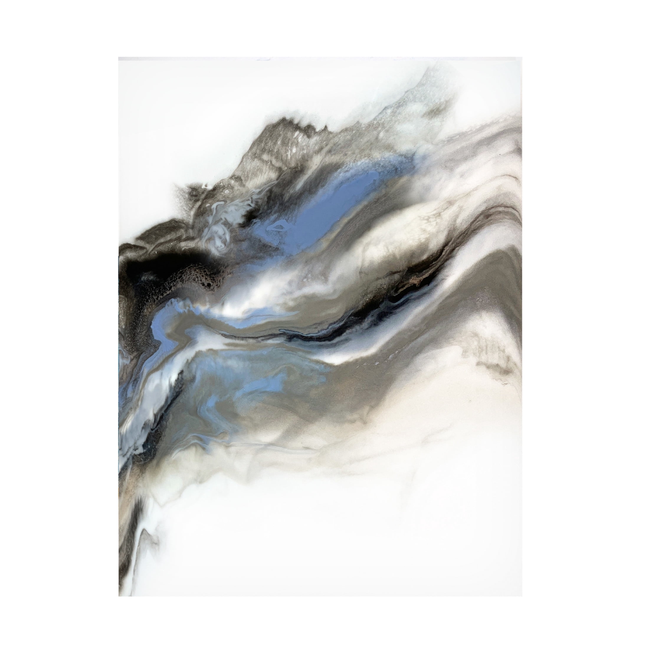 Trademark Fine Art Alyson Storms Grey Smoke 1 Canvas Wall Art