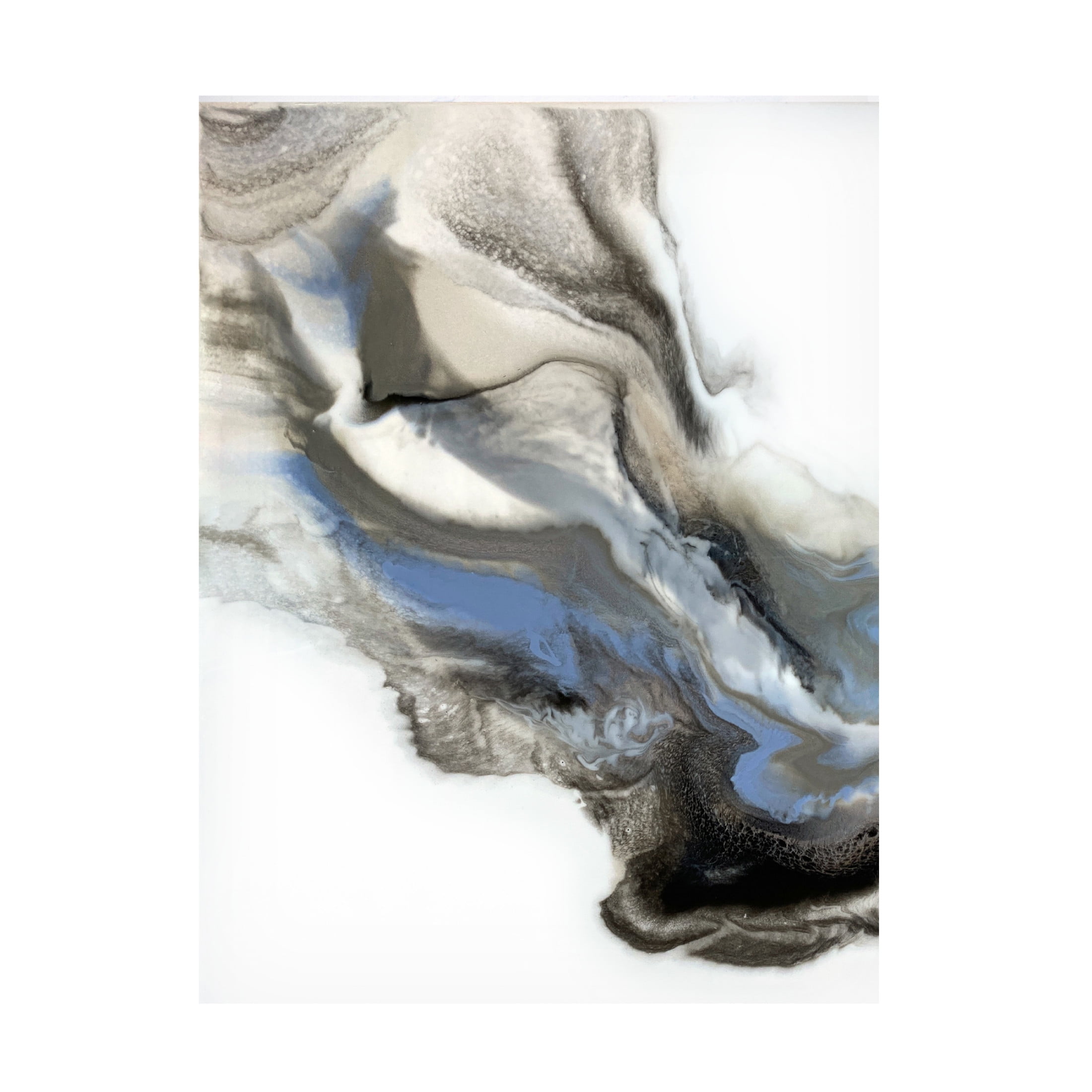 Trademark Fine Art Alyson Storms  Grey Smoke 2 Canvas Wall Art
