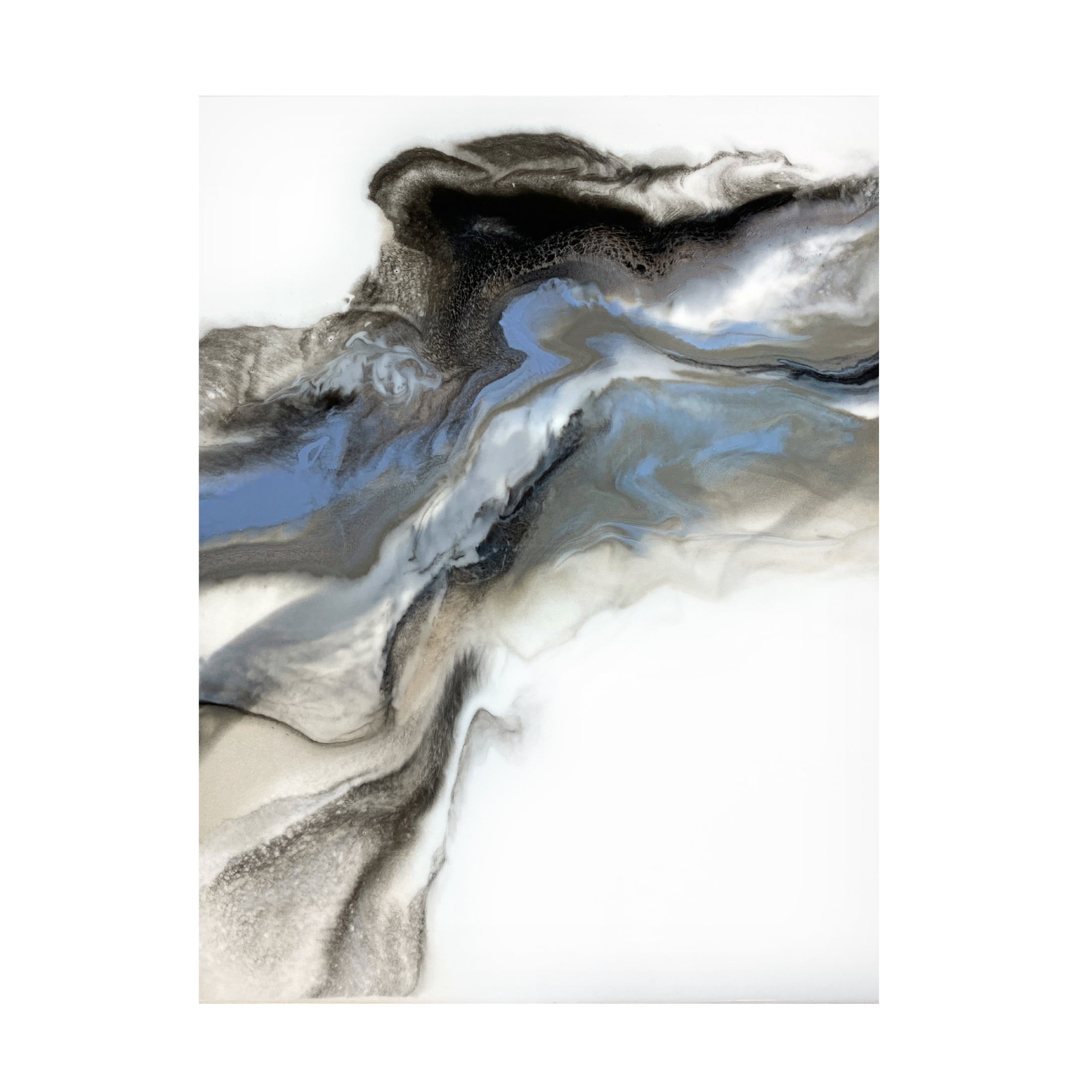 Trademark Fine Art Alyson Storms  Grey Smoke 3 Canvas Wall Art