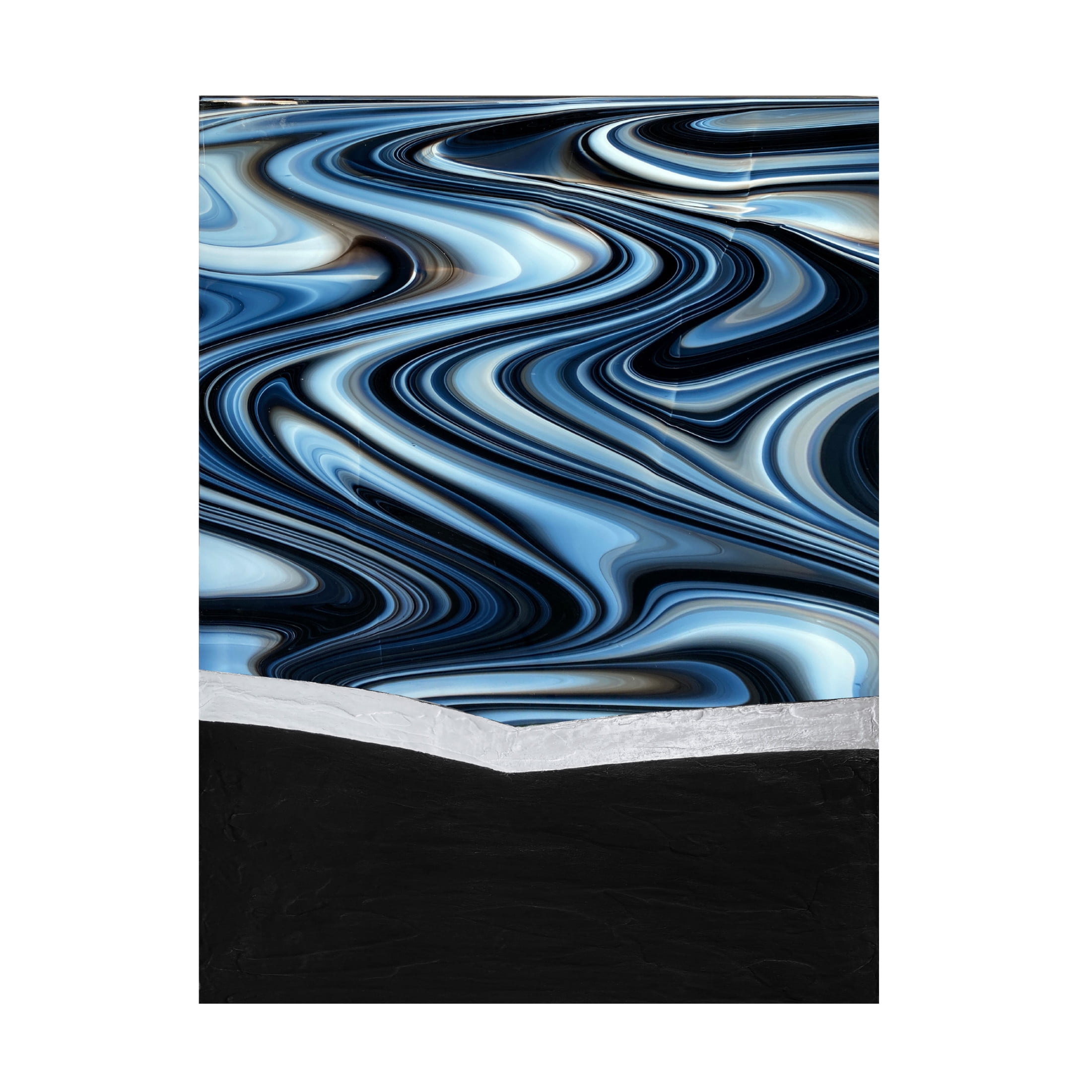 Trademark Fine Art Alyson Storms  Nebula Glass Canvas Wall Art