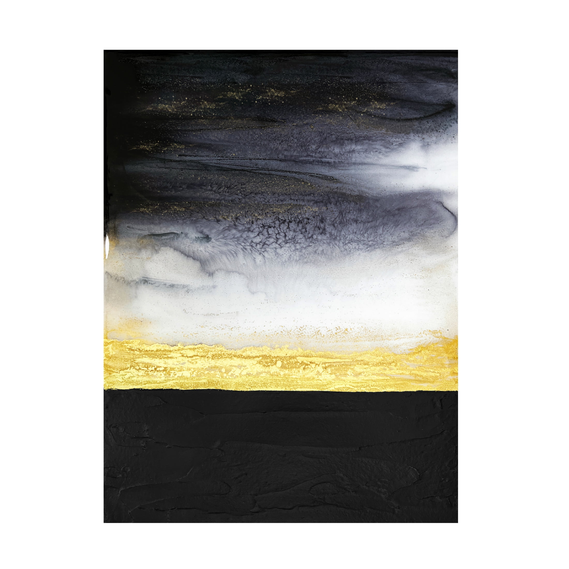 Trademark Fine Art Alyson Storms  Noir and Gold Canvas Wall Art