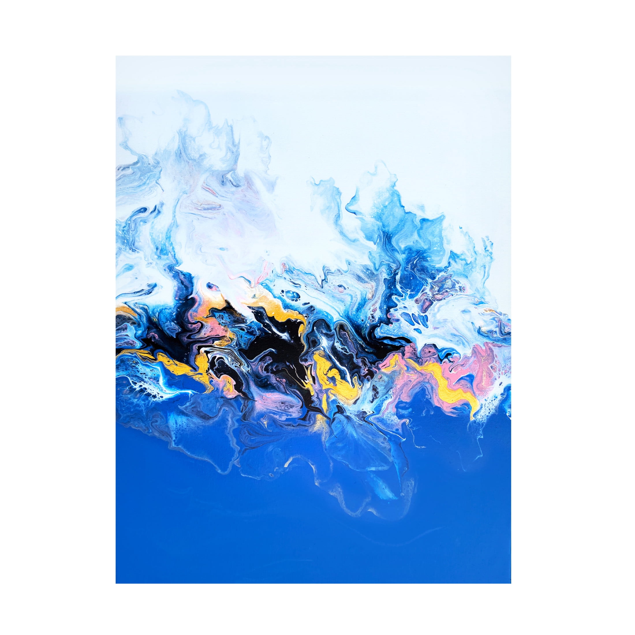 Trademark Fine Art Alyson Storms Periwinkle Rainbow Canvas Wall Art