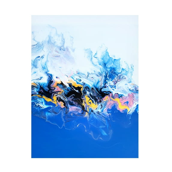Trademark Fine Art Alyson Storms Periwinkle Rainbow Canvas Wall Art
