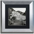 thumbnail image 1 of Trademark Fine Art "Amalfi Pier I" Canvas Art by Alan Blaustein, Black Matte, Silver Frame, 1 of 4