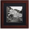 thumbnail image 1 of Trademark Fine Art "Amalfi Pier I" Canvas Art by Alan Blaustein, Black Matte, Wood Frame, 1 of 4