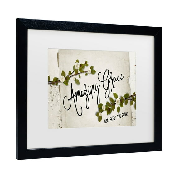 Trademark Fine Art 'Amazing Grace Floral' Canvas Art by Marcee Duggar