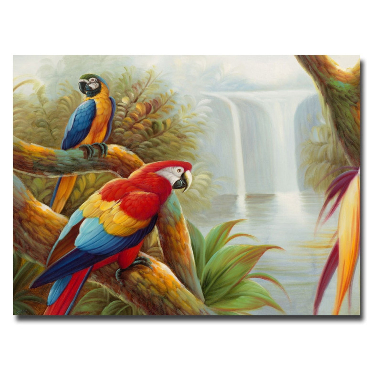 Trademark Fine Art "Amazon Waterfall" Canvas Art