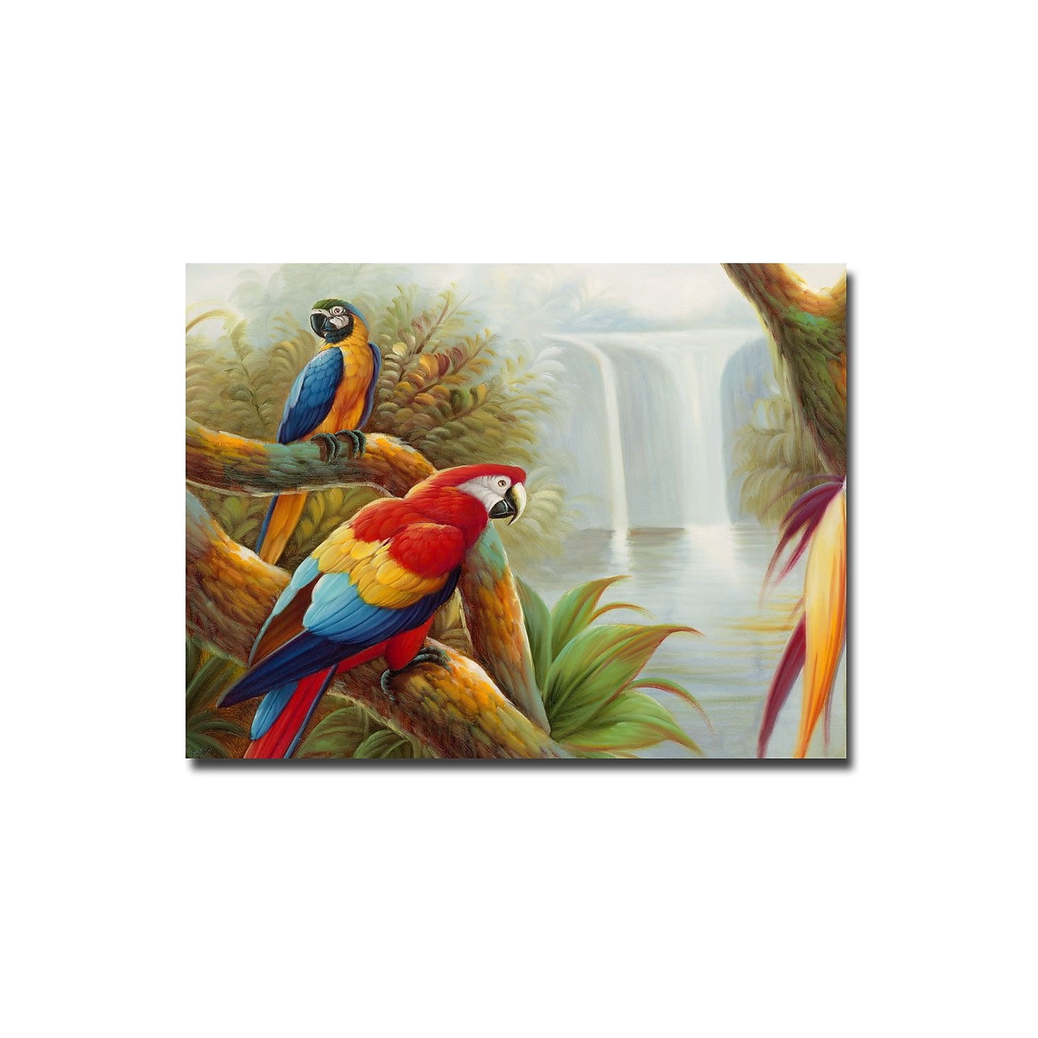 Trademark Fine Art "Amazon Waterfall" Canvas Art