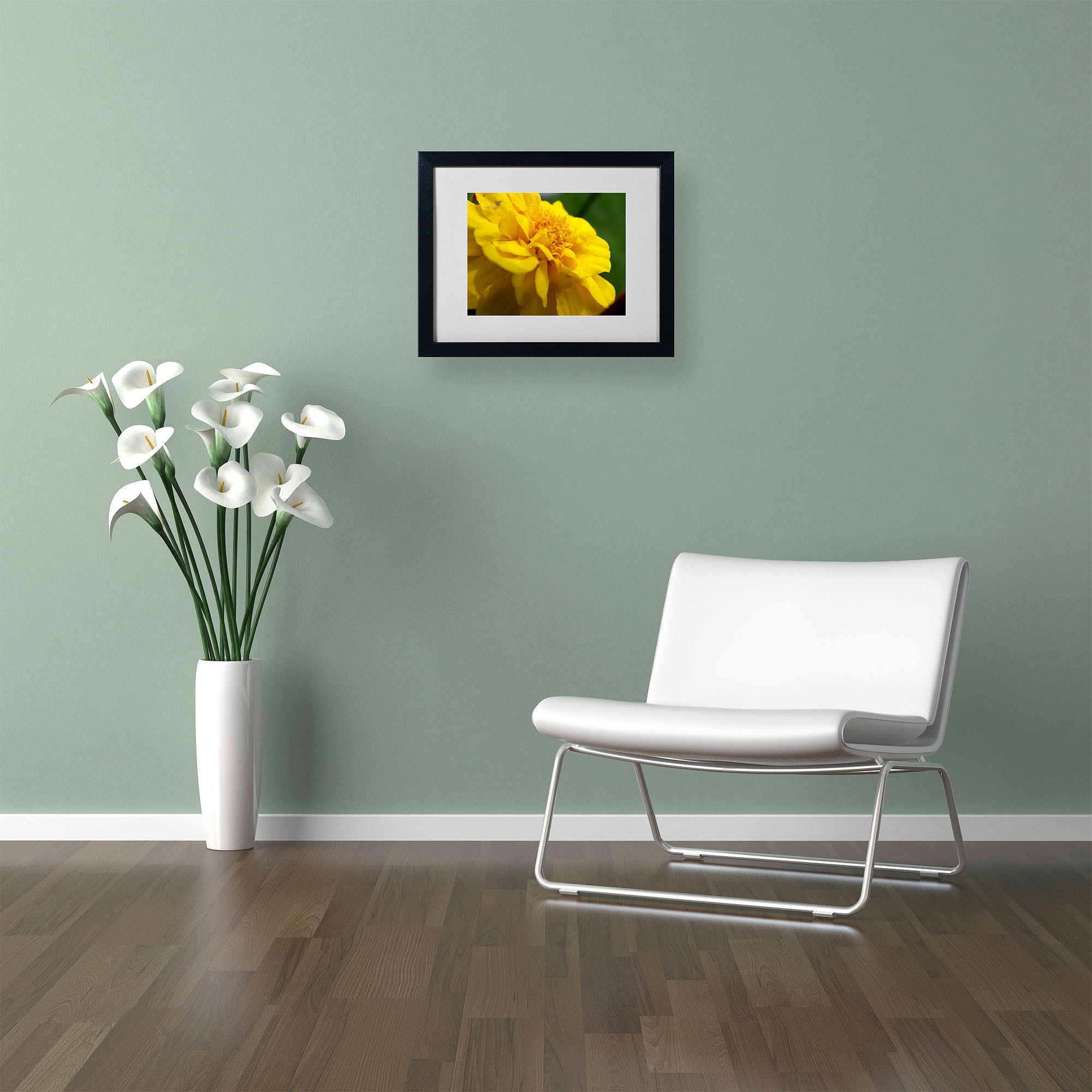 Trademark Fine Art "Ambiguous Vision" by Monica Fleet, Black Frame