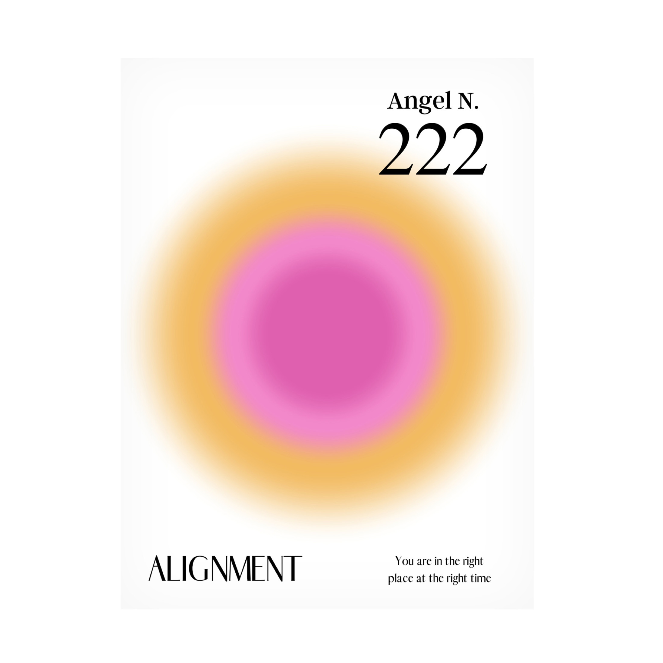 Trademark Fine Art Amelie Angel Number 222 Canvas Wall Art Room