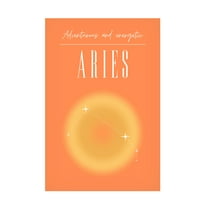 Trademark Fine Art Amelie Aries Zodiac Print Art Canvas Wall Art