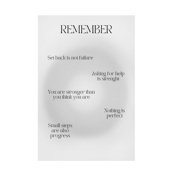 Trademark Fine Art Amelie Motivational Aura Poster Canvas Wall Art