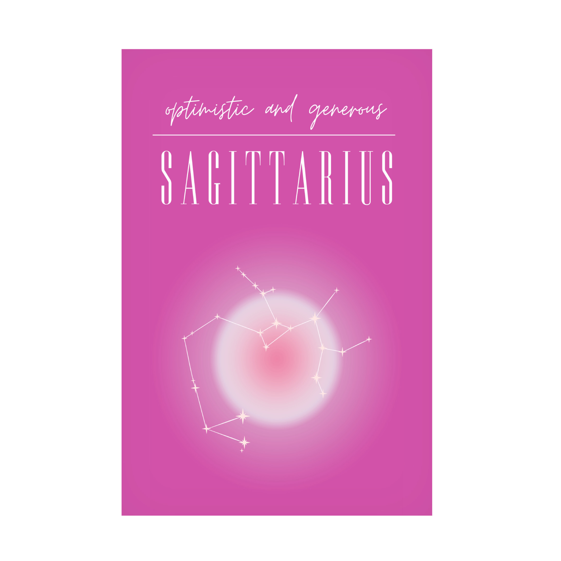 Trademark Fine Art Amelie Sagittarius Zodiac Print Art Canvas Wall Art