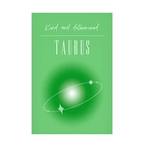 Trademark Fine Art Amelie Taurus Zodiac Print Art Canvas Wall Art