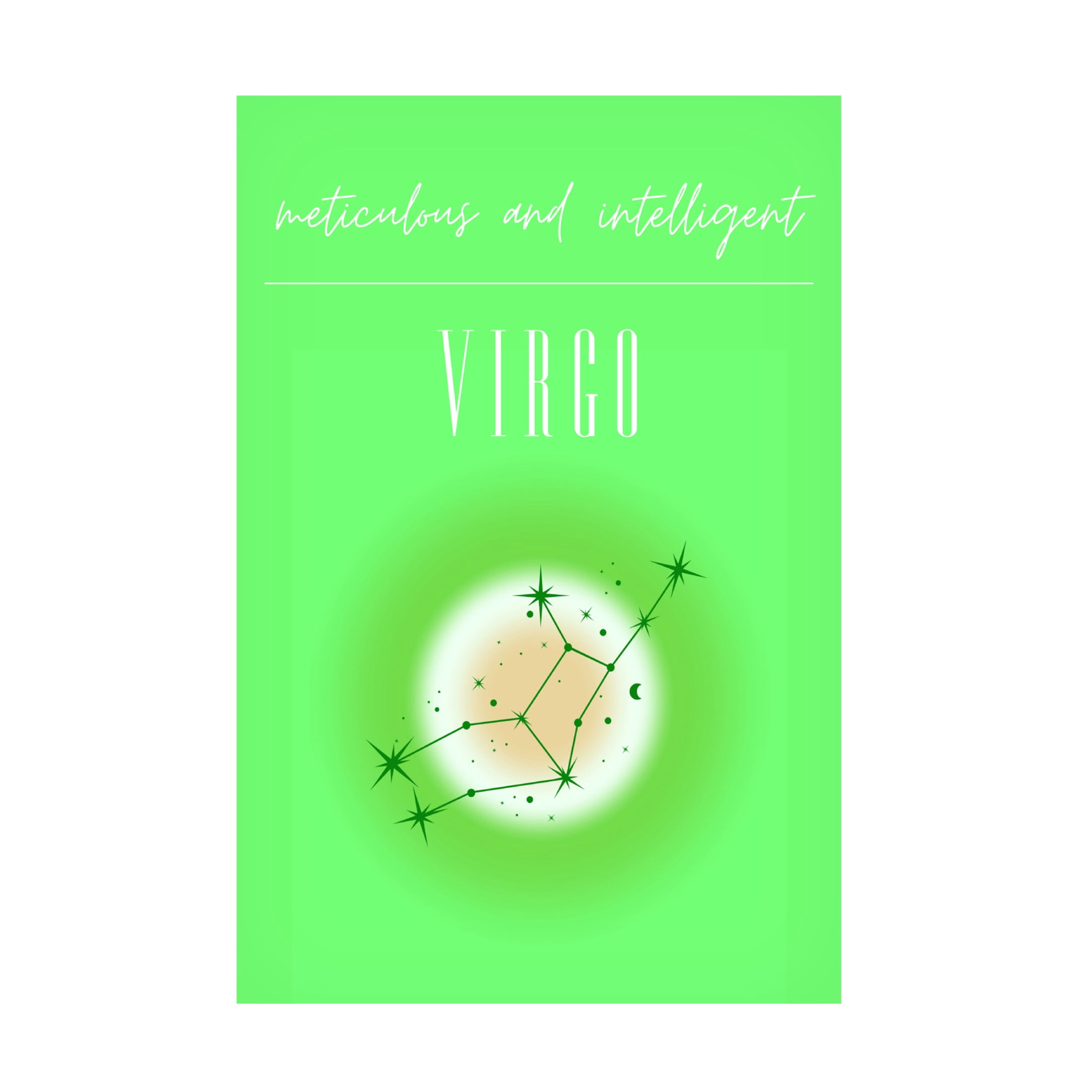 Trademark Fine Art Amelie Virgo Zodiac Print Art Canvas Wall Art