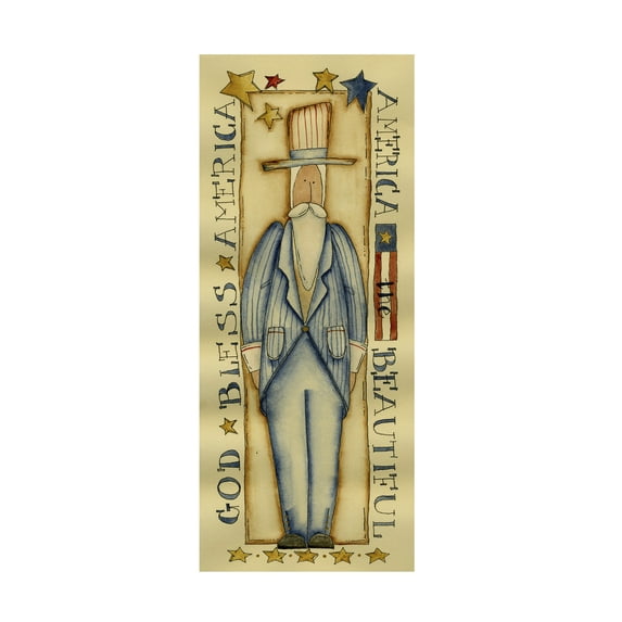 Trademark Fine Art 'America' Canvas Art by Maureen Lisa Costello