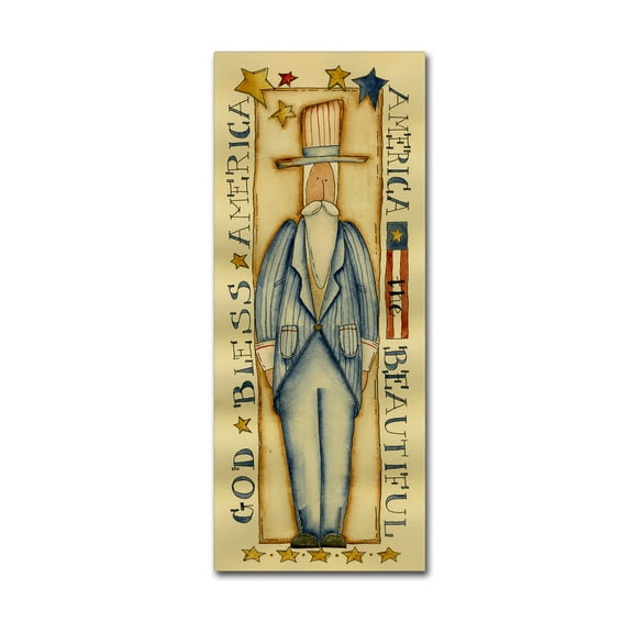 Trademark Fine Art 'America' Canvas Art by Maureen Lisa Costello