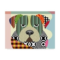 Trademark Fine Art 'American Bulldog' Canvas Art by Lanre Adefioye
