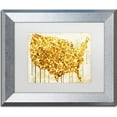 thumbnail image 1 of Trademark Fine Art "American Dream IV" Canvas Art by Color Bakery, White Matte, Silver Frame, 1 of 1