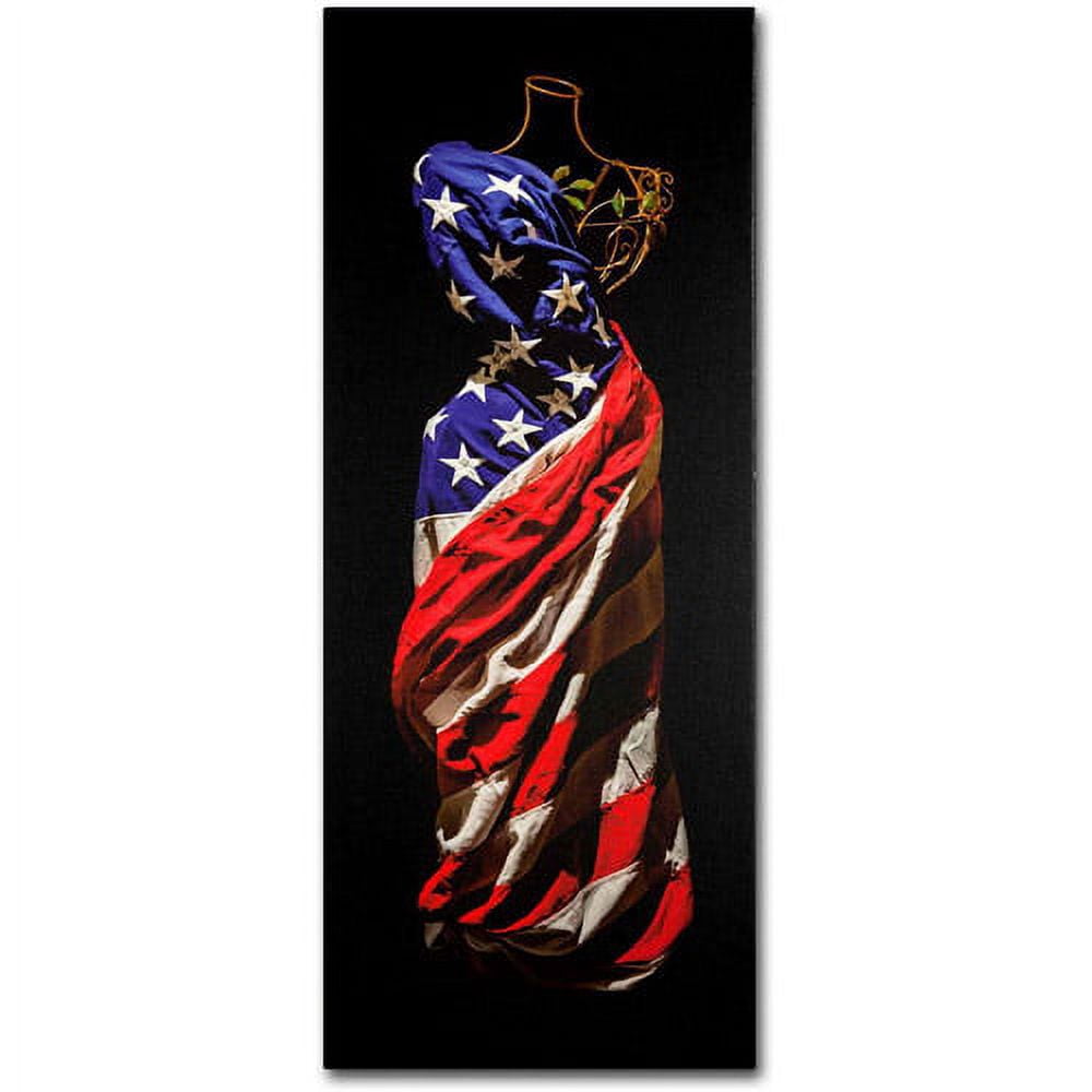 Trademark Fine Art "American Dress" Canvas Art by Roderick Stevens