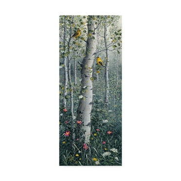 Trademark Fine Art 'American Goldfinch' Canvas Art by Jeff Tift