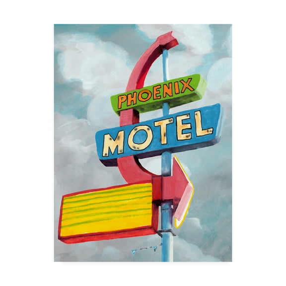 Trademark Fine Art 'American Roadside II' Canvas Art by Naomi McCavitt