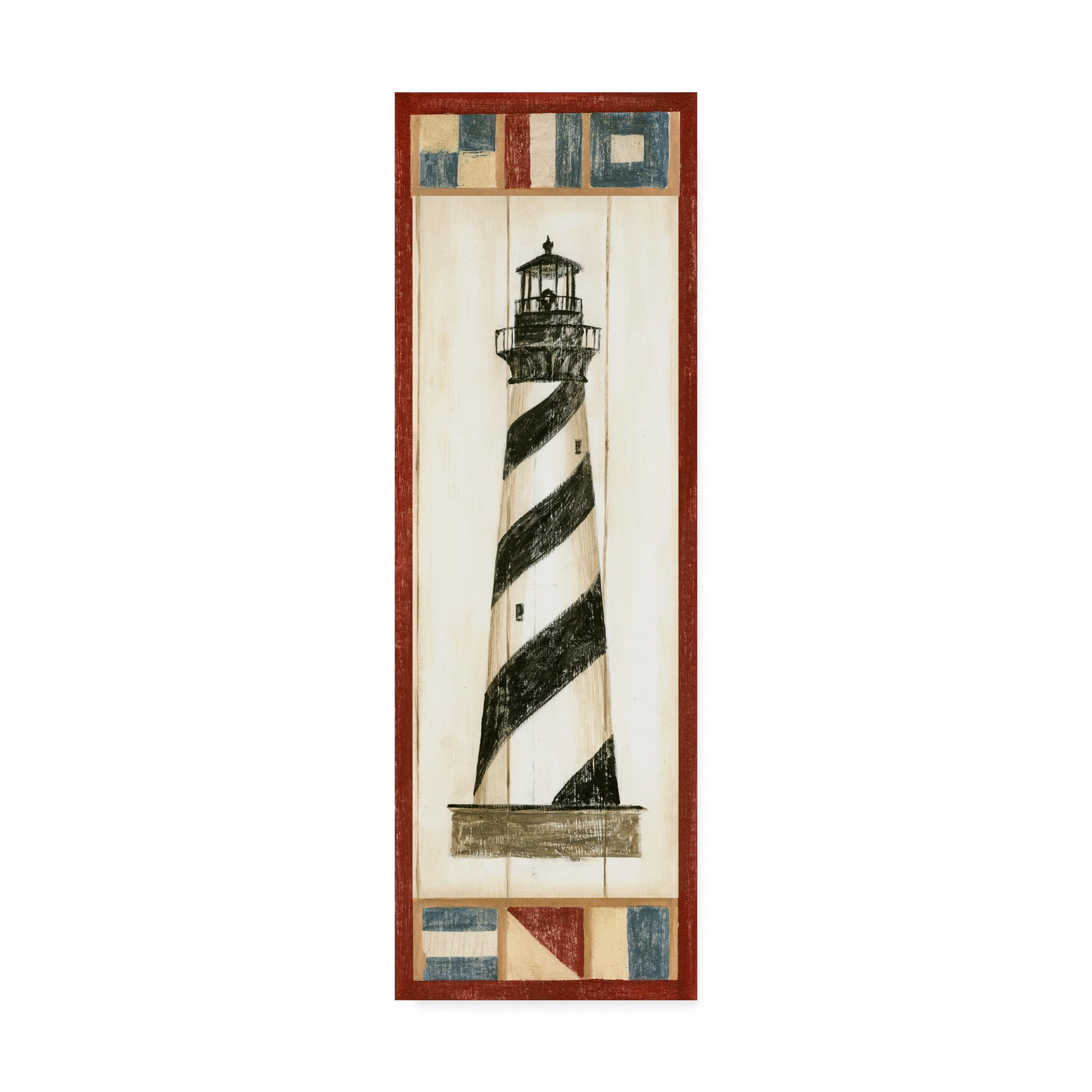 Trademark Fine Art 'Americana Lighthouse II' Canvas Art by Ethan Harper