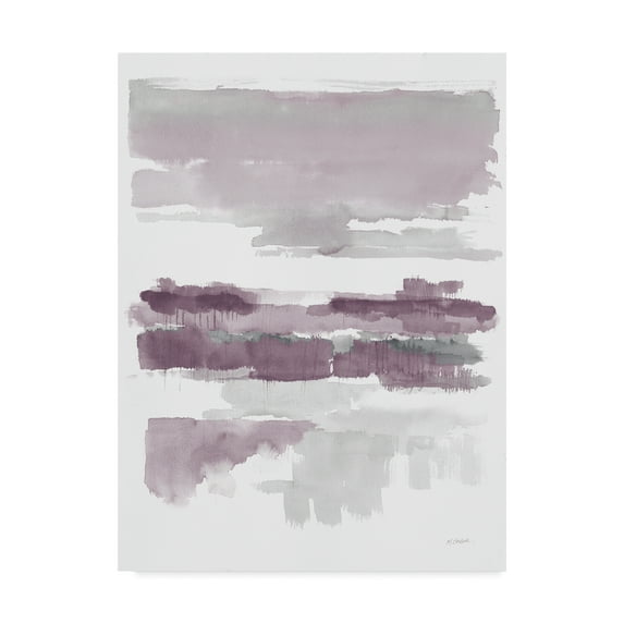 Trademark Fine Art 'Amethyst Wetlands Crop' Canvas Art by Mike Schick