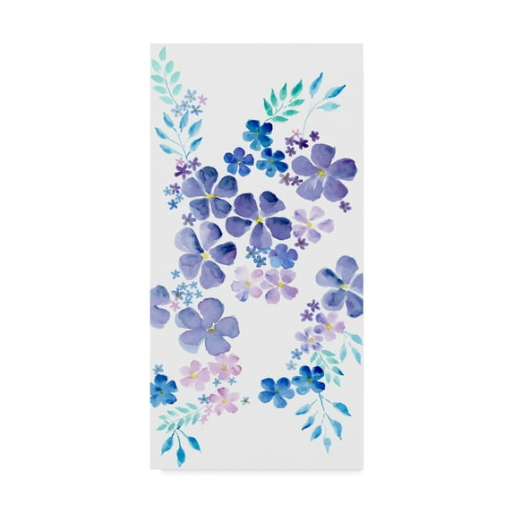 Trademark Fine Art 'Amethystine Blooms III' Canvas Art by Regina Moore