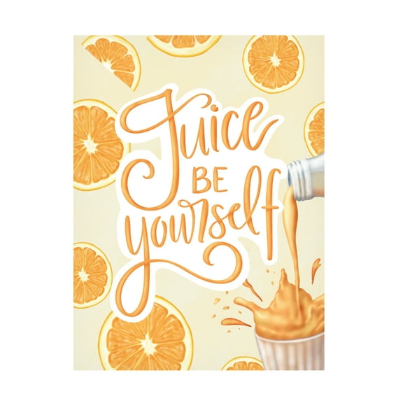 Trademark Fine Art Aminah Eleonora Juice be Yourself Canvas Wall Art