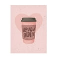 thumbnail image 1 of Trademark Fine Art Aminah Eleonora Love you a Latte Canvas Wall Art, 1 of 4