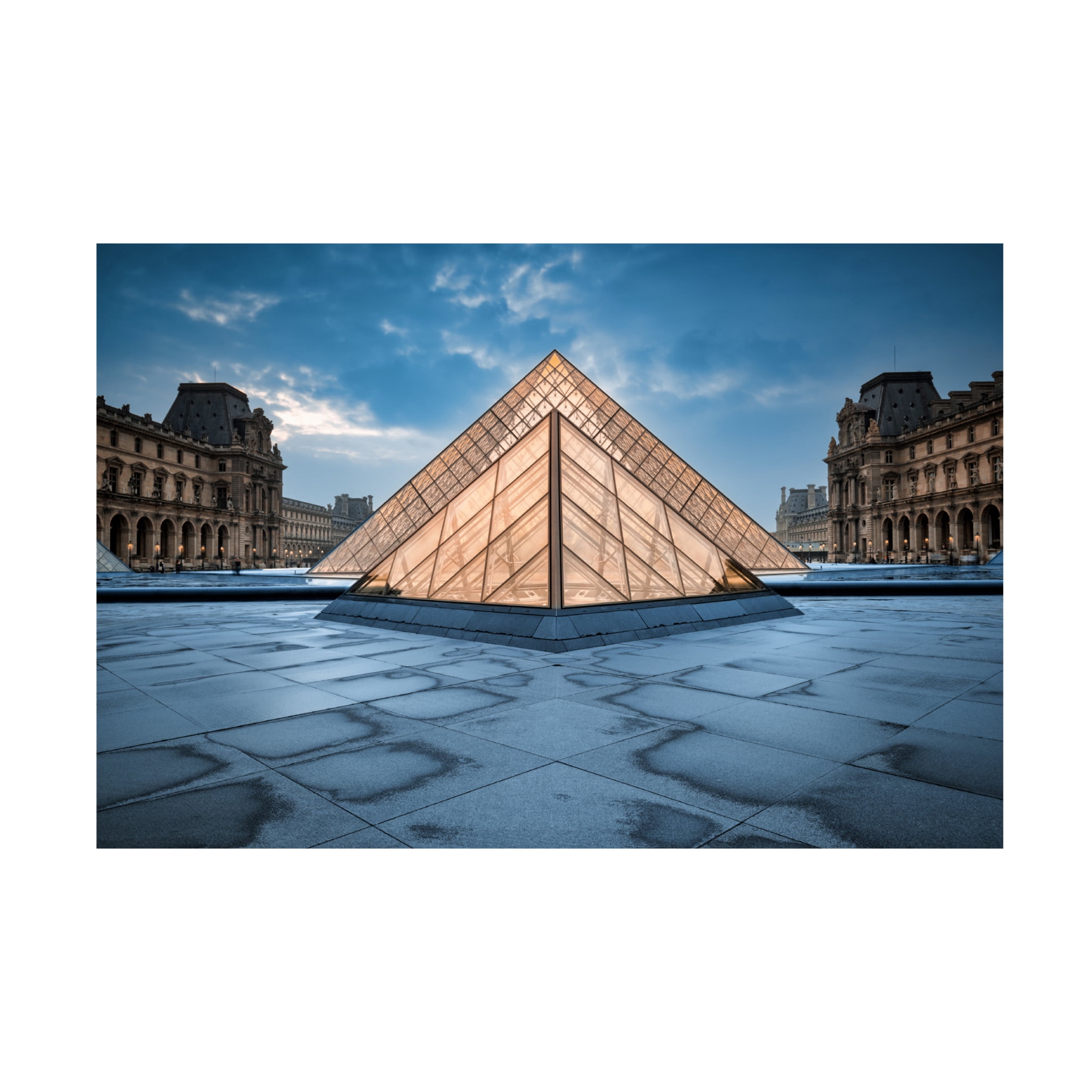 Trademark Fine Art Amir Ehrlich Triangle of light Canvas Wall Art
