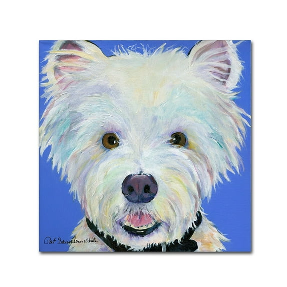 Trademark Fine Art "Amos" Canvas Art by Pat Saunders-White