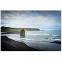 Trademark Fine Art 'An Afternoon in Dyrholaey' Canvas Art by Philippe Sainte-Laudy