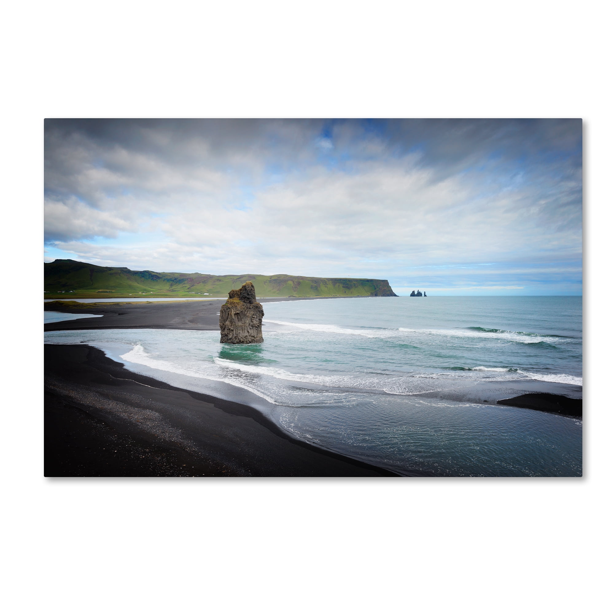 Trademark Fine Art 'An Afternoon in Dyrholaey' Canvas Art by Philippe Sainte-Laudy