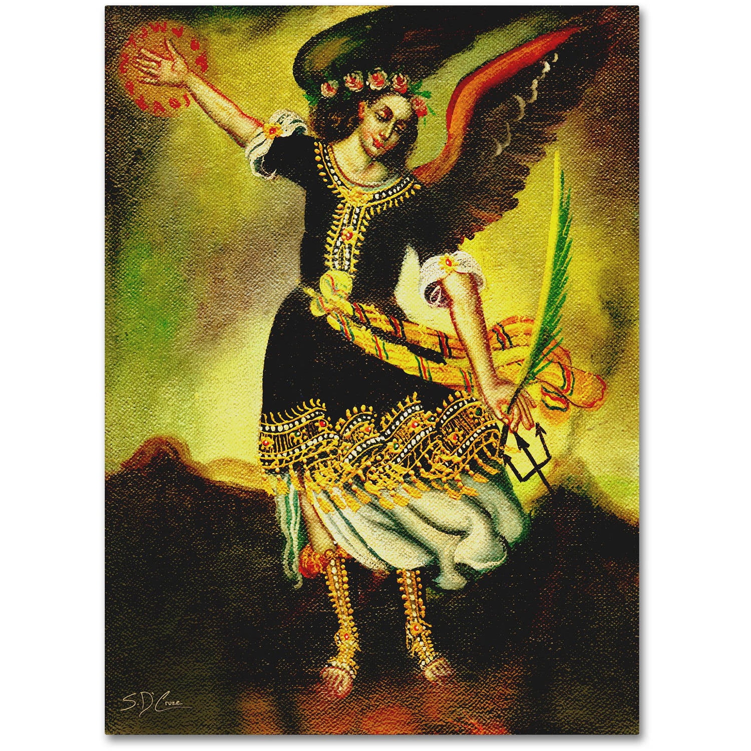 Trademark Fine Art "An Angel" Canvas Art by Masters Fine Art