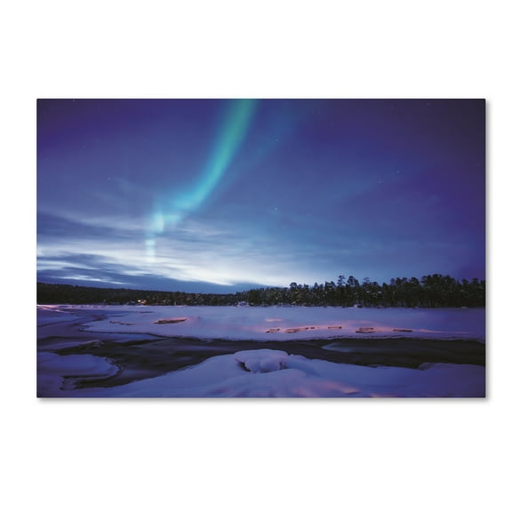 Trademark Fine Art 'An Arctic Evening' Canvas Art by Philippe Sainte-Laudy