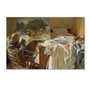 Trademark Fine Art 'An Artist In His Studio' Canvas Art by John Singer Sargent