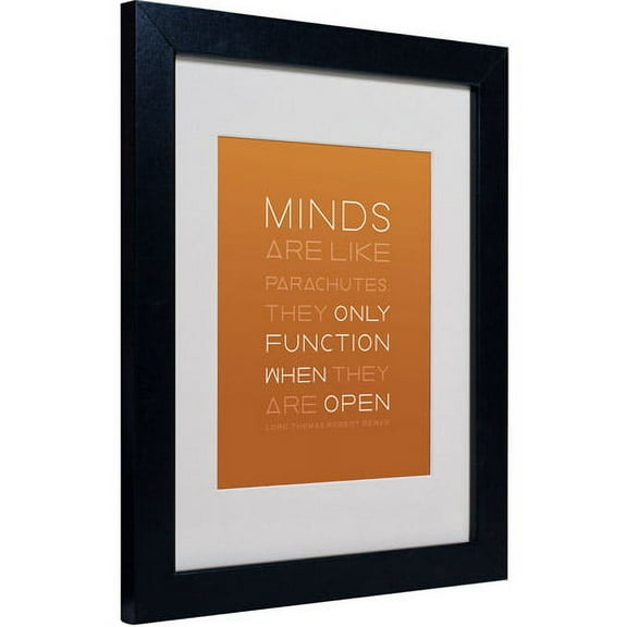 Trademark Fine Art "An Open Mind II" Matted Framed Canvas Art by Megan Romo