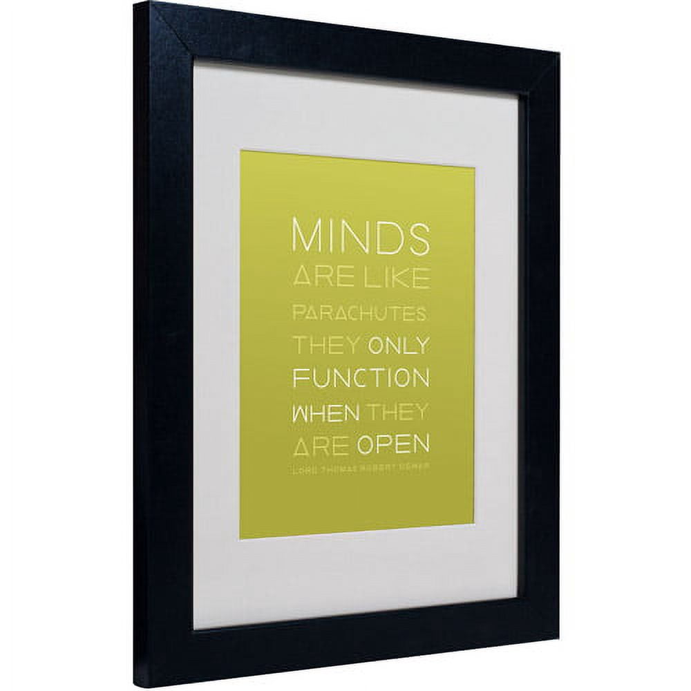 Trademark Fine Art "An Open Mind" Matted Framed Canvas Art by Megan Romo
