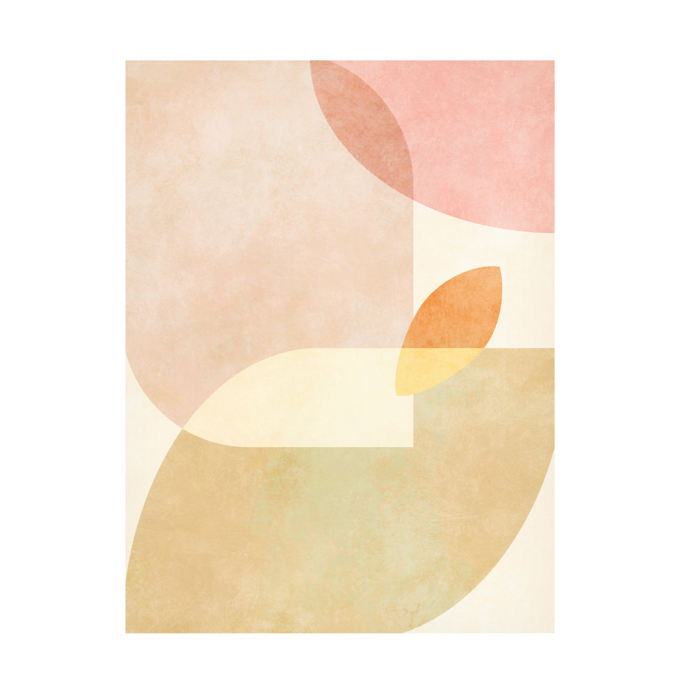 Trademark Fine Art Ana Rut Bre Aqua Shapes 4 Canvas Wall Art