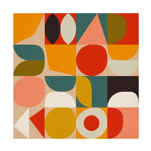 Trademark Fine Art Ana Rut Bre Bauhaus Modern Bold Canvas Wall Art