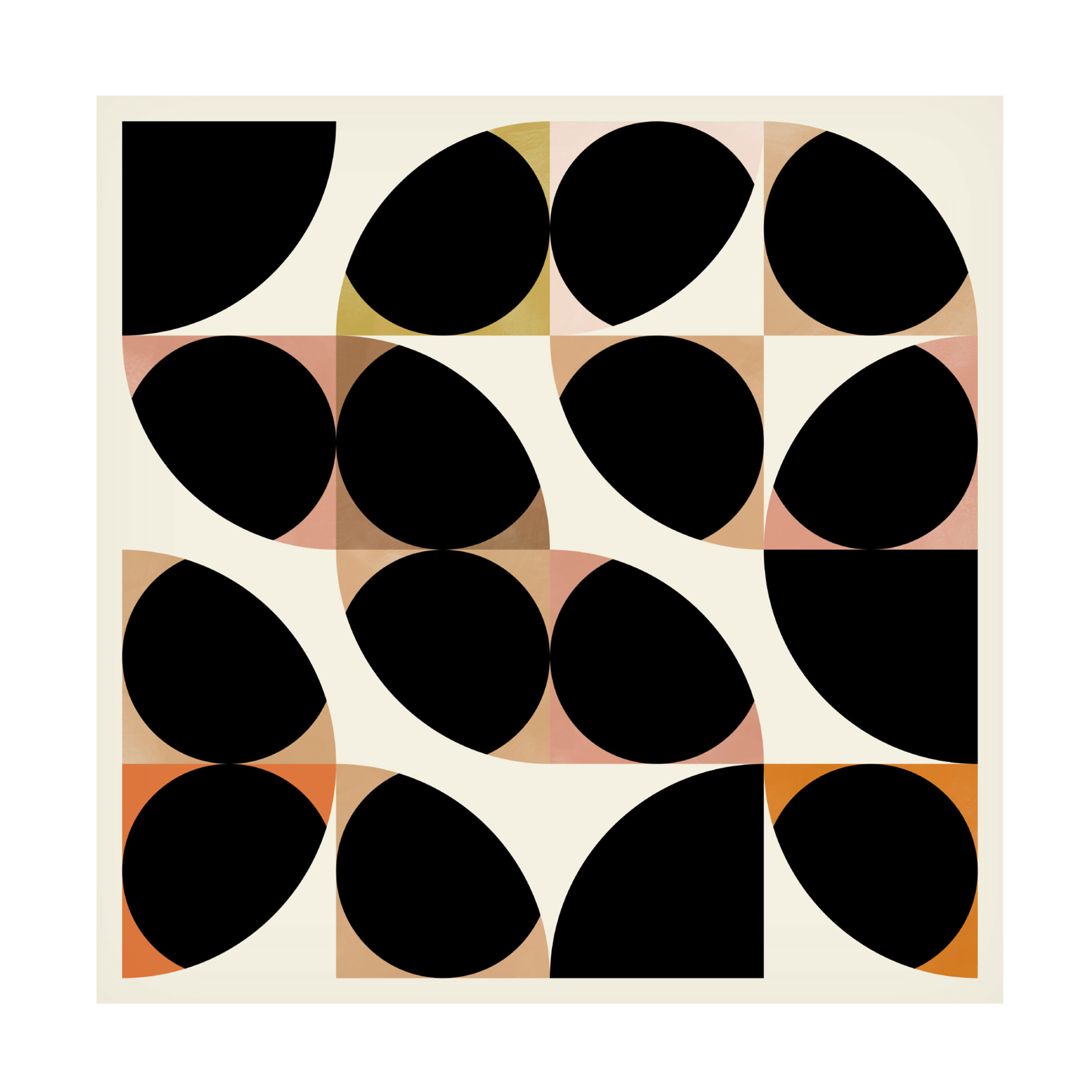Trademark Fine Art Ana Rut Bre Circles Nov 19 B Unround Dots Canvas Wall Art