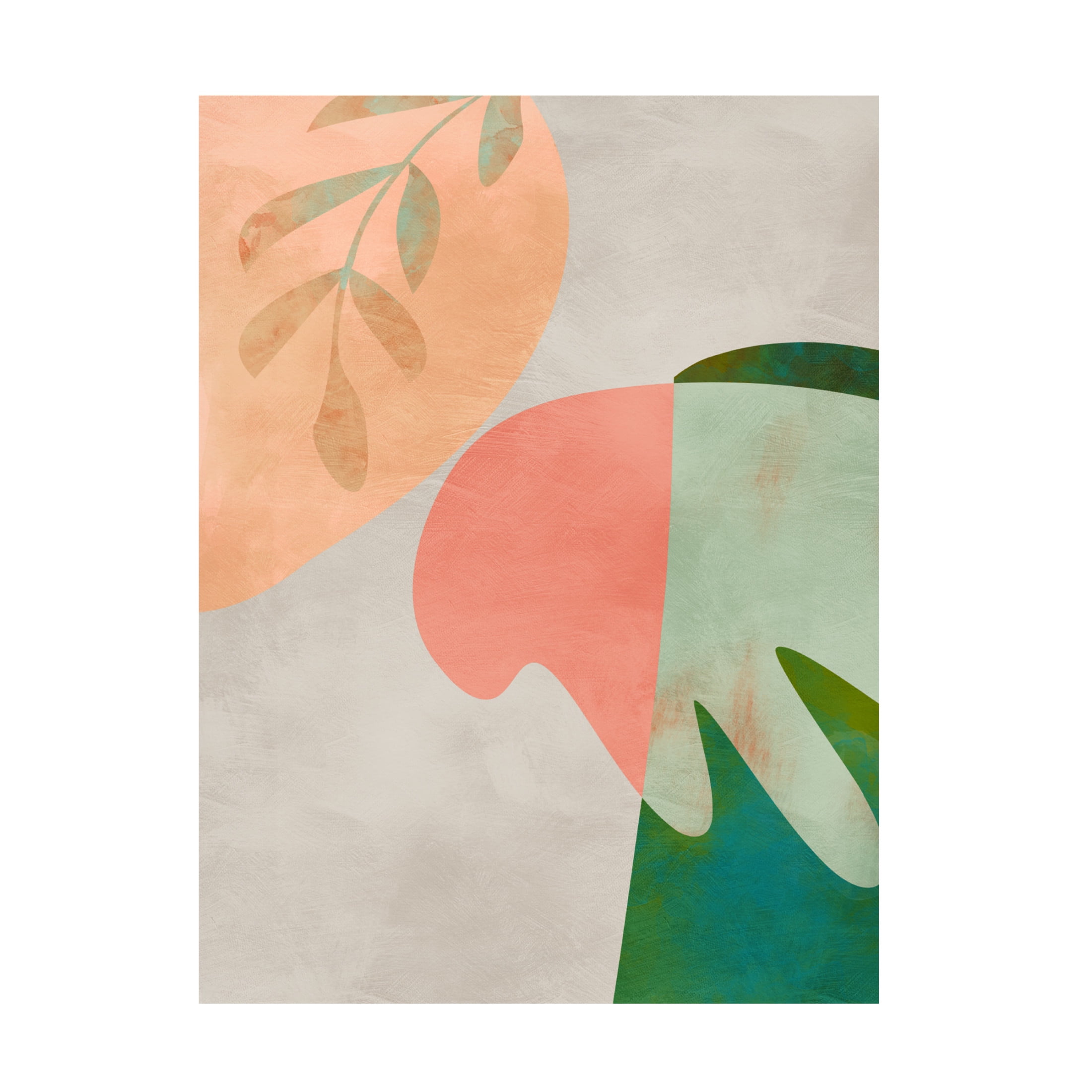 Trademark Fine Art Ana Rut Bre Cut out leaves Canvas Wall Art
