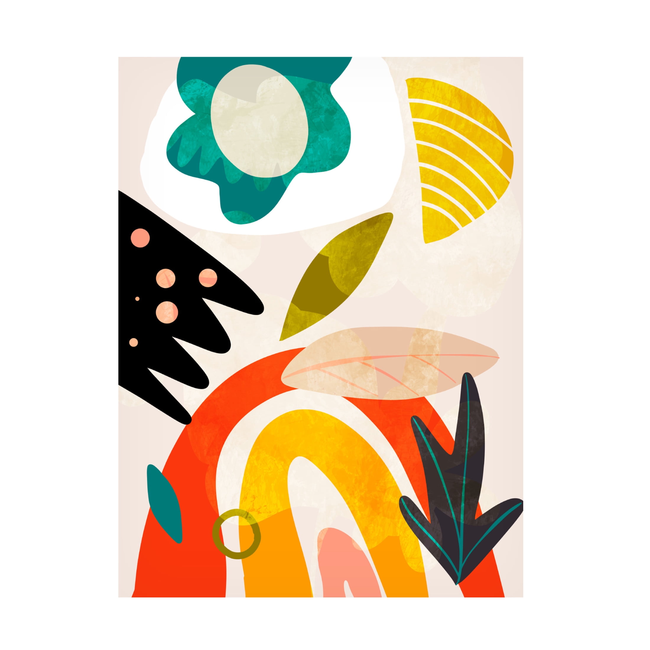 Trademark Fine Art Ana Rut Bre Cutouts Bauhaus 2 Canvas Wall Art