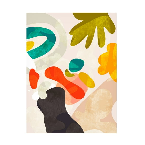 Trademark Fine Art Ana Rut Bre Cutouts Bauhaus 3 Canvas Wall Art