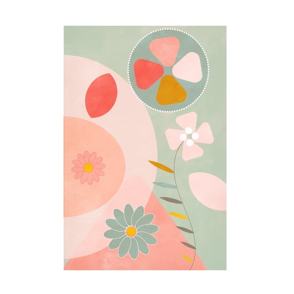 Trademark Fine Art Ana Rut Bre Friendly Colors 3 Canvas Wall Art