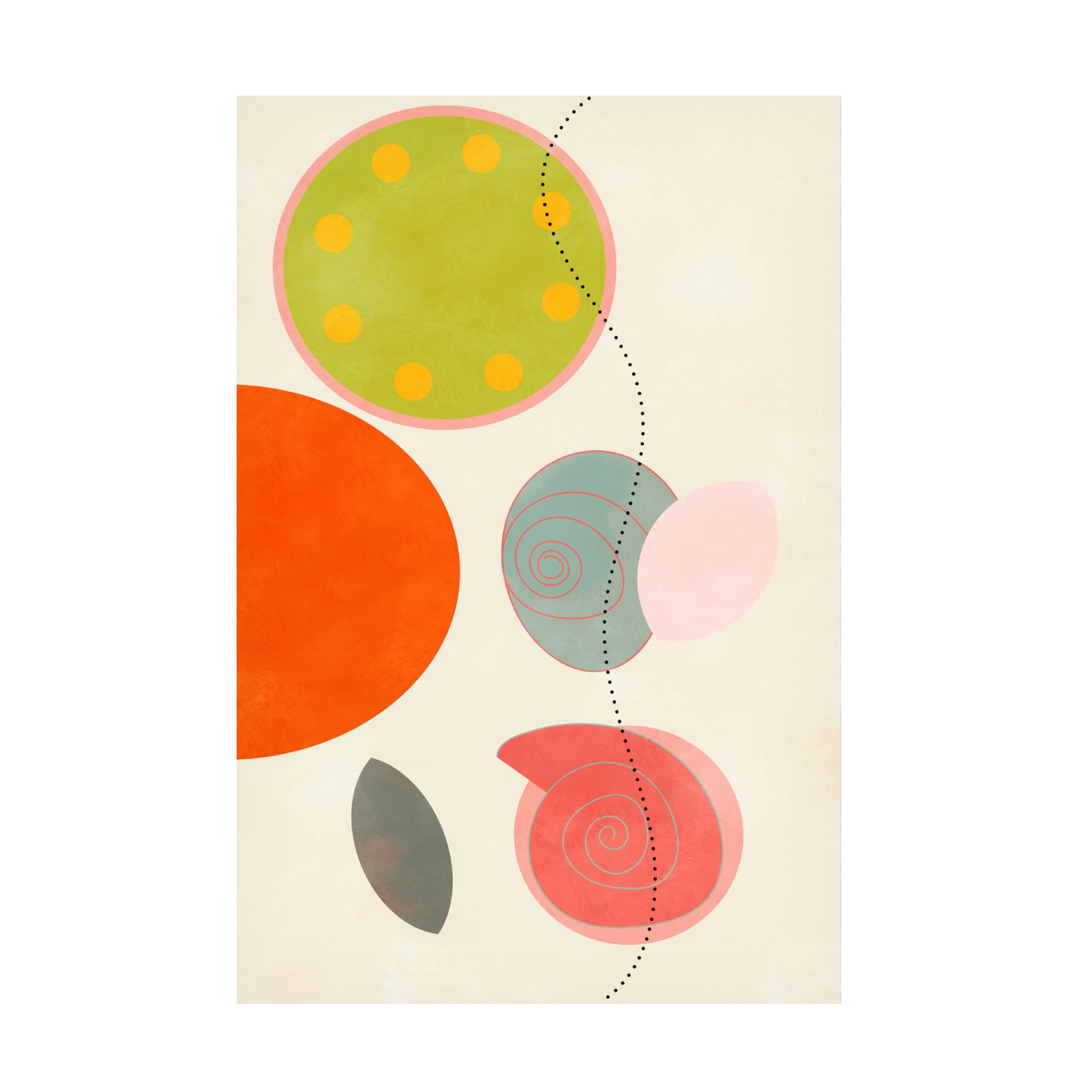 Trademark Fine Art Ana Rut Bre Friendly Colors Hilma 1 Canvas Wall Art